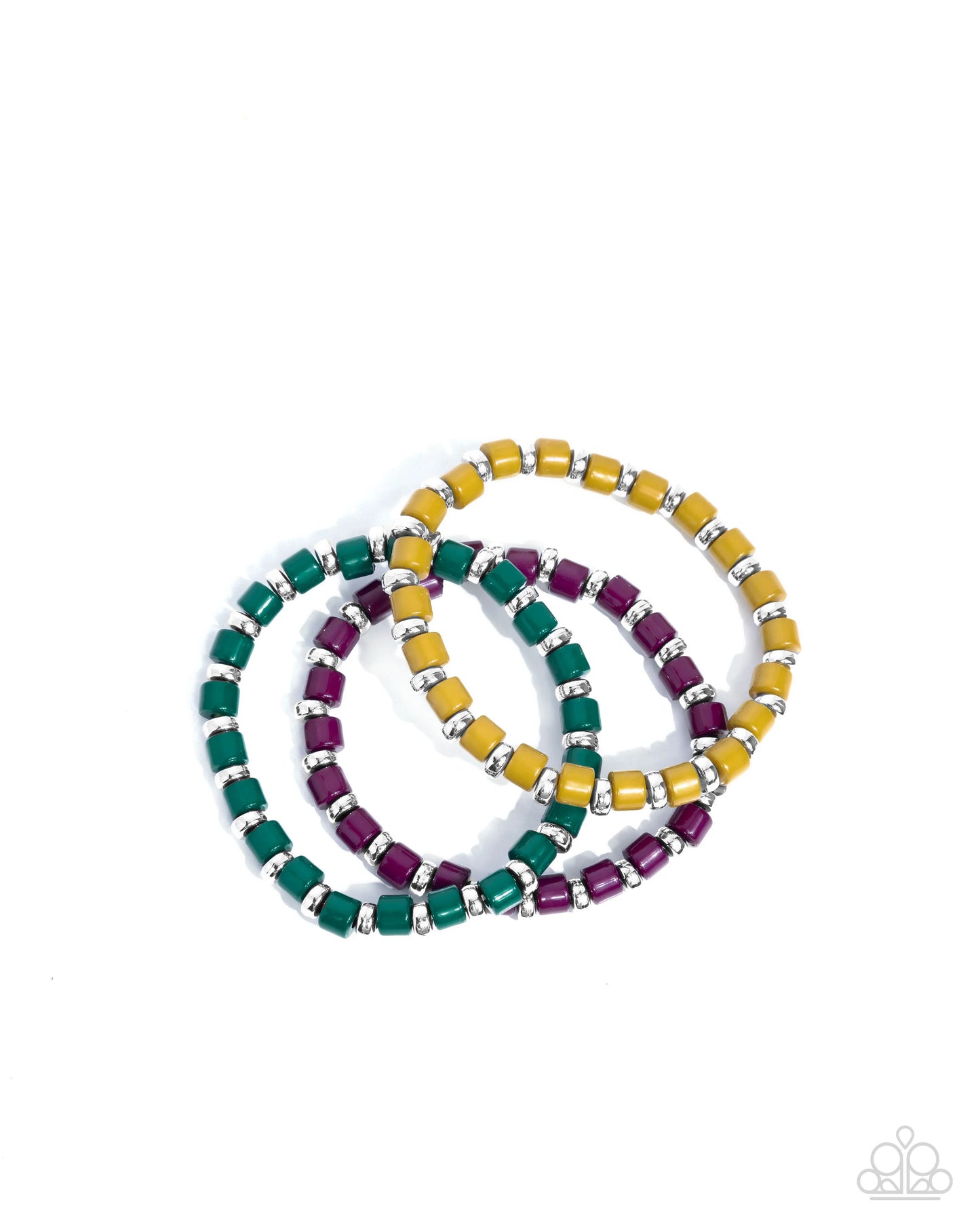 Necklace: "Trendy Trio - Green"
Bracelet: "Trendy Trifecta - Green