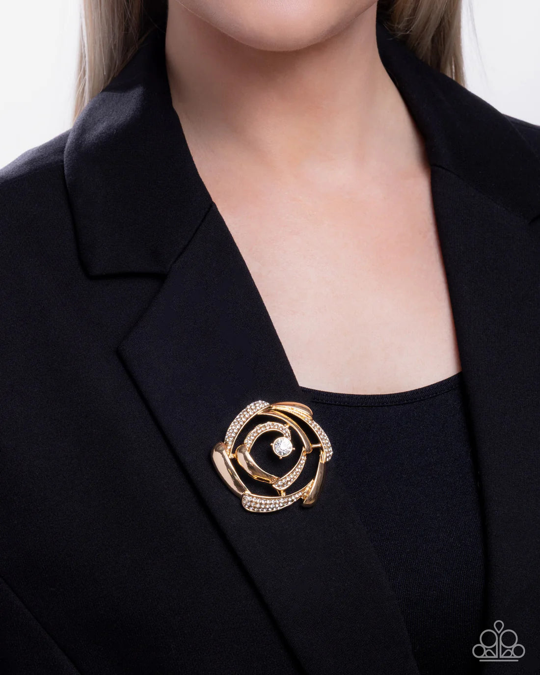 Paparazzi Brooch Accessories ~ Singing Spirals