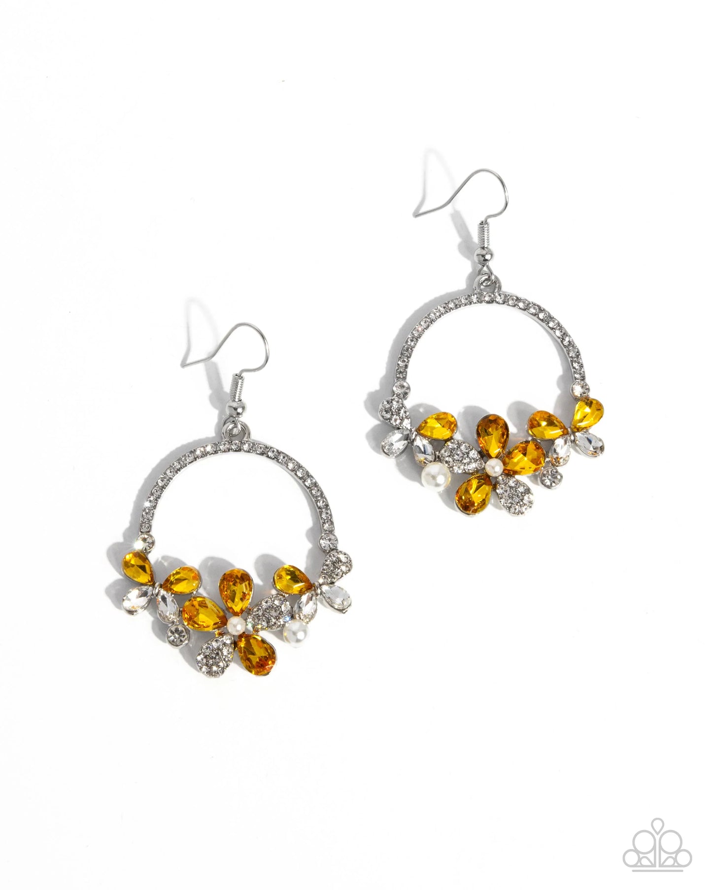 Paparazzi Bouquet Bliss - Yellow Earrings