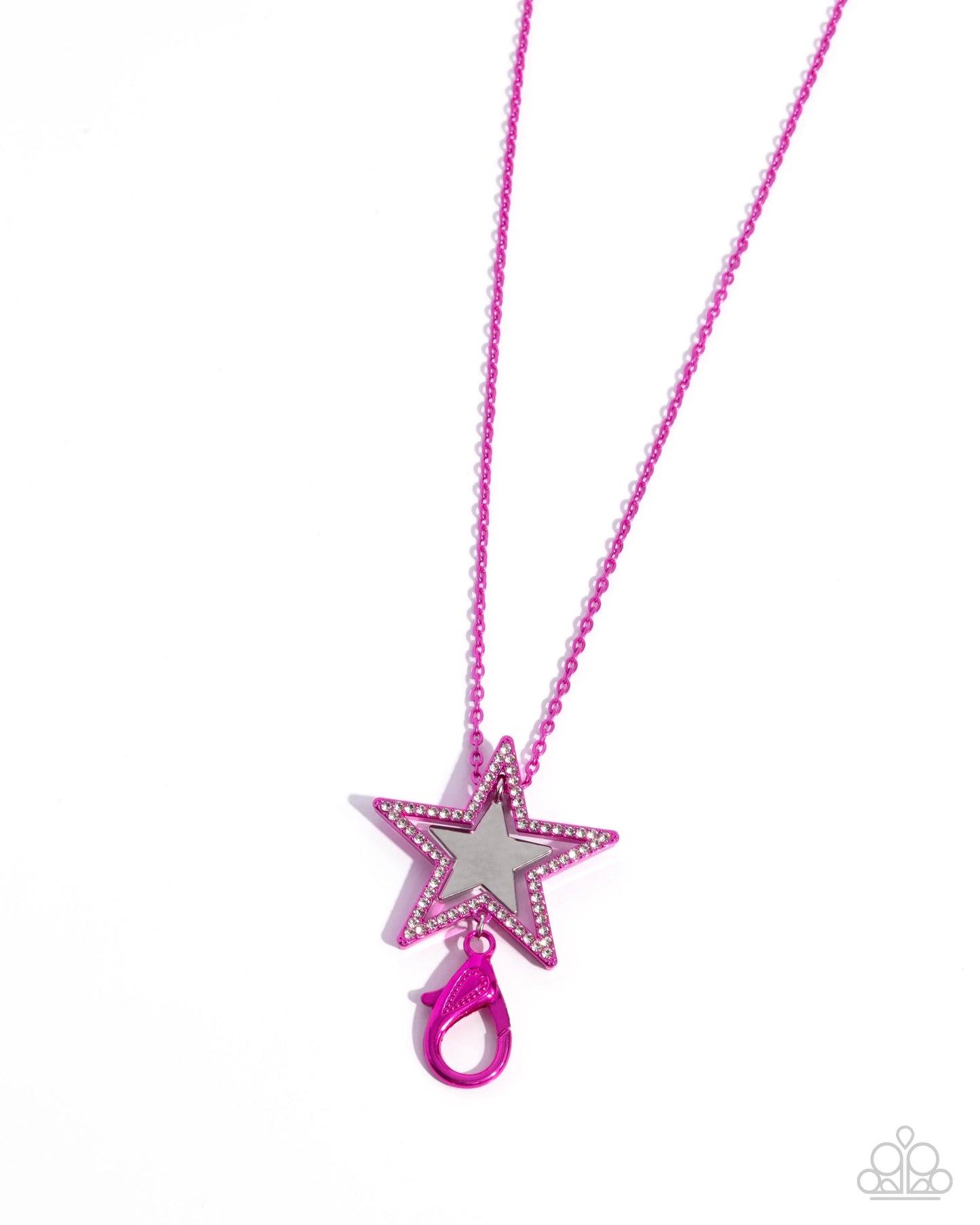 Paparazzi Stellar Search - Pink Lanyard