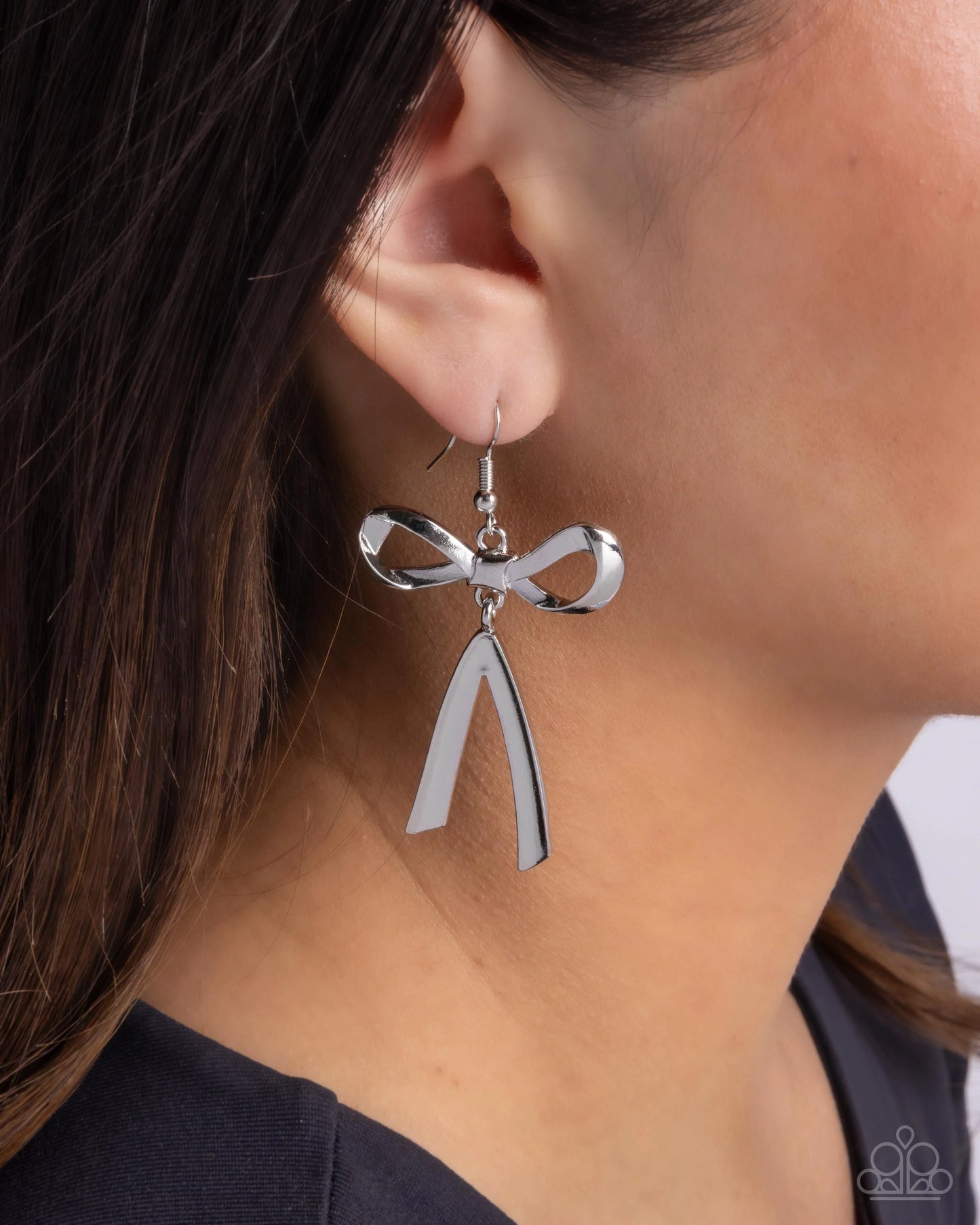 Paparazzi Dapper Delivery - Silver Earrings
