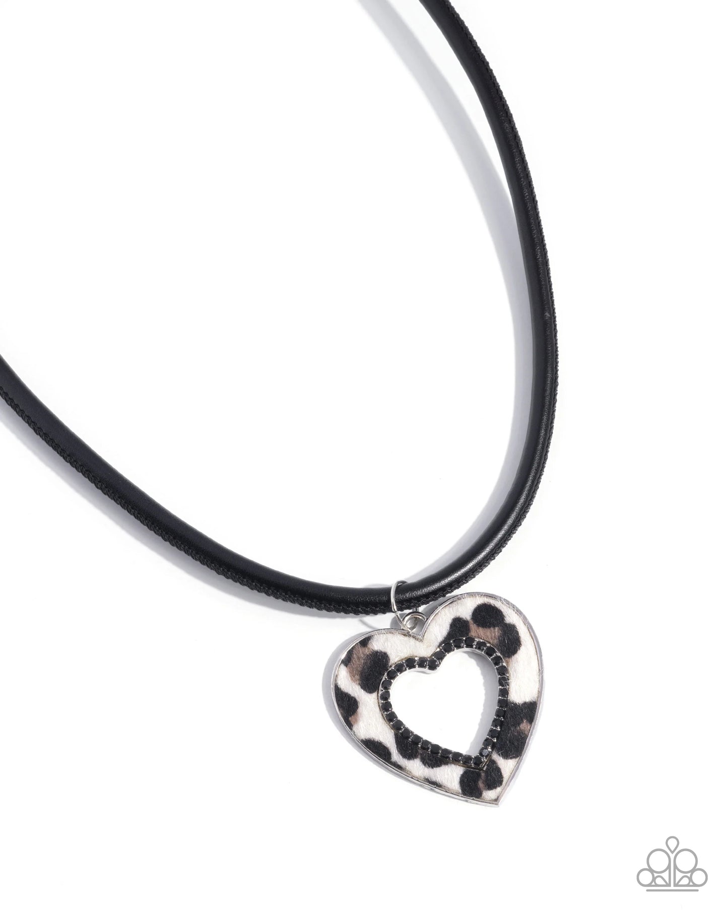 Paparazzi Ferocious Flirt Black Necklace