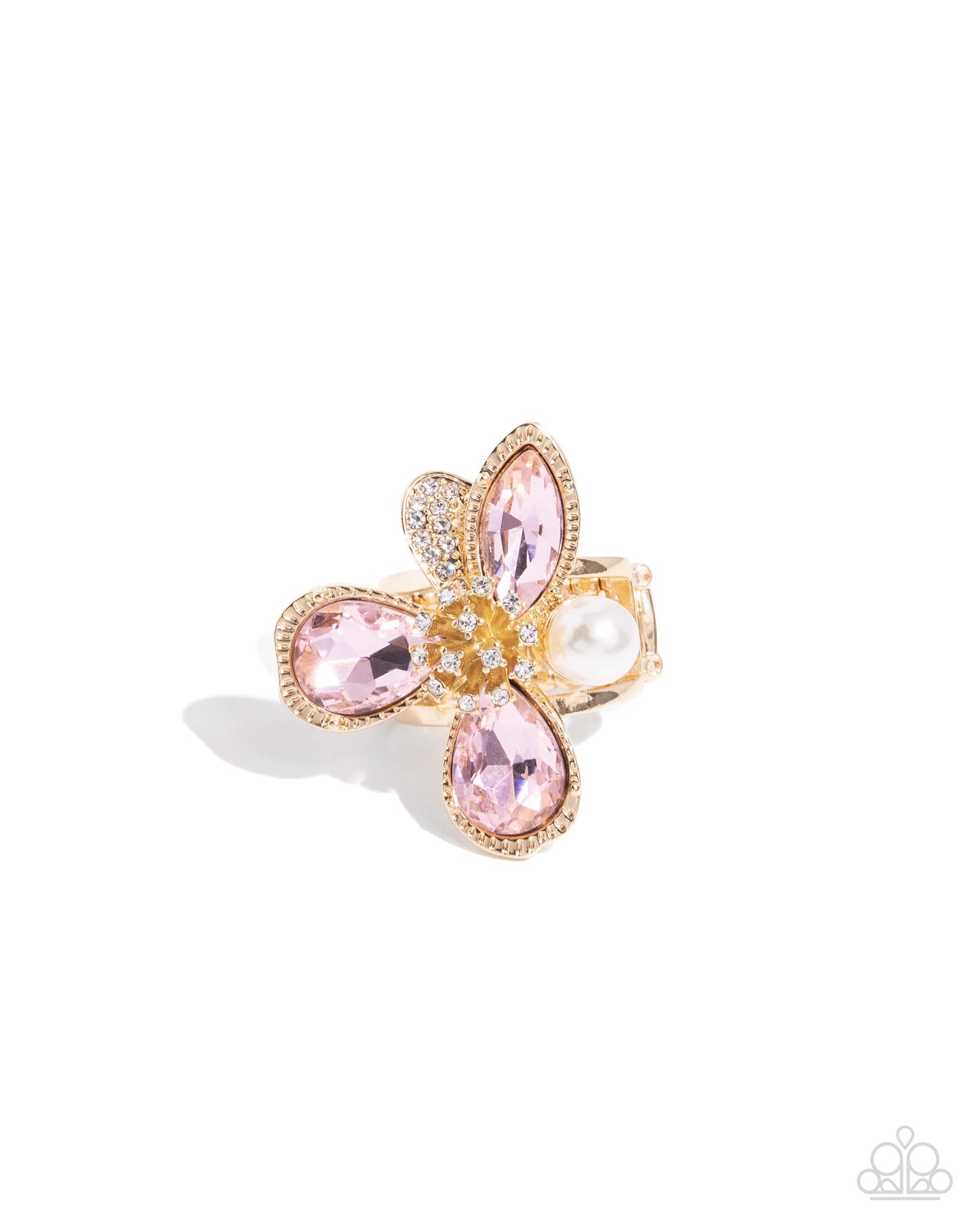 Paparazzi FLORAL Values - Pink Necklace/Paparazzi FLORAL Excellence - Pink Ring