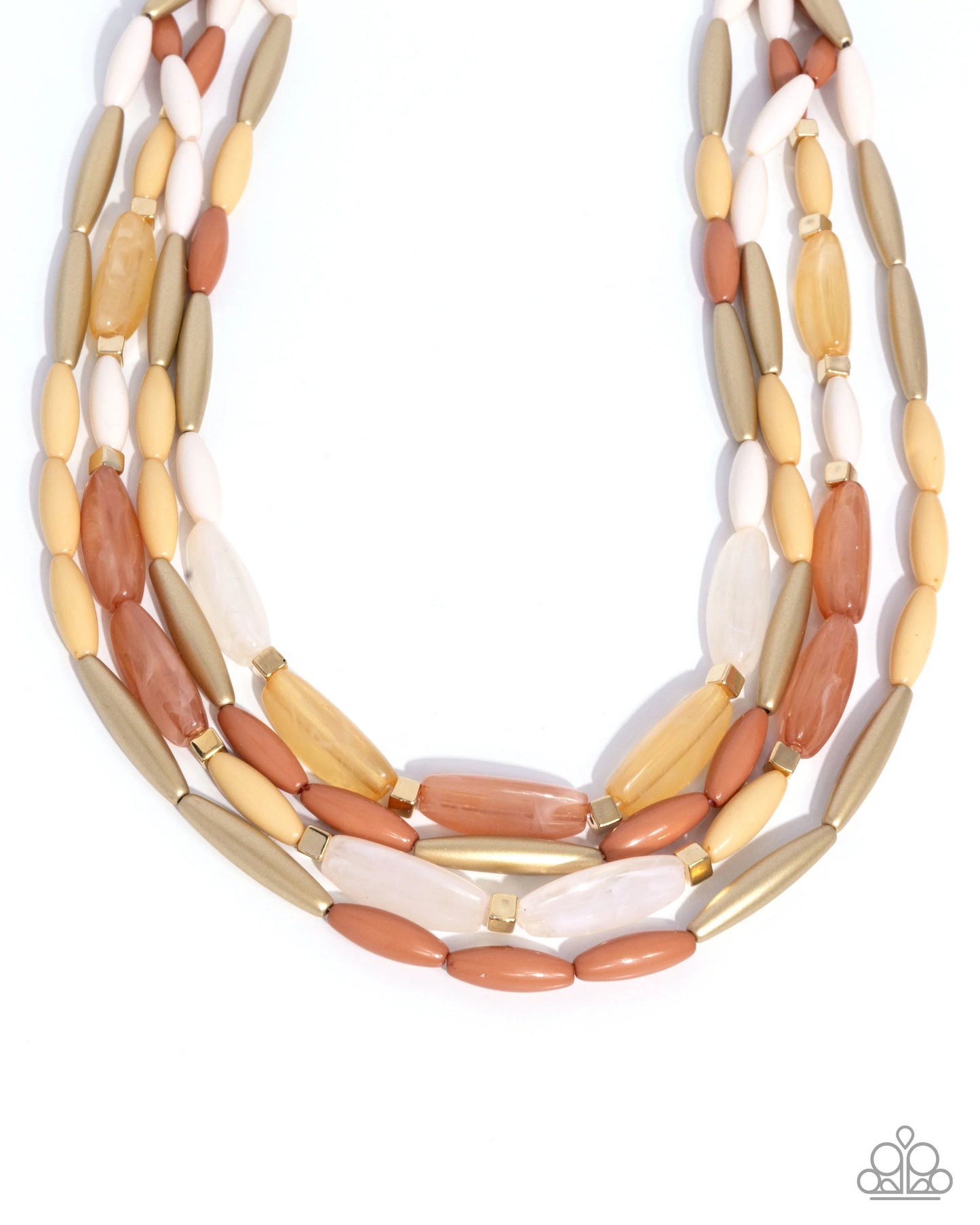 Paparazzi Milky Mambo - Brown Necklace