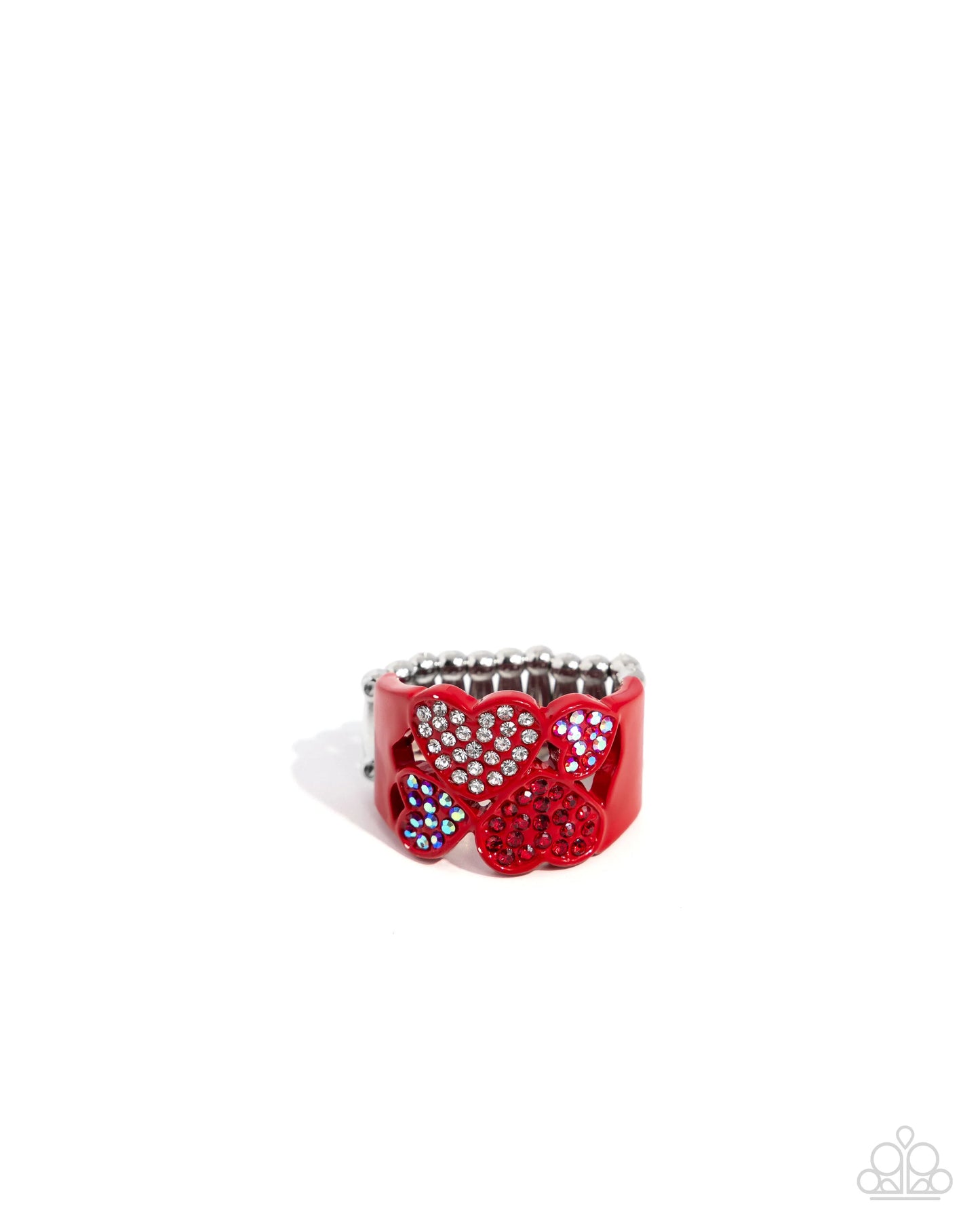 Paparazzi Honorable Hearts Red Ring