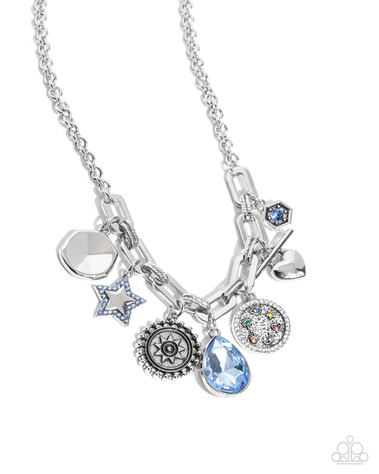 Paparazzi Welcome to the Show - Blue Necklace