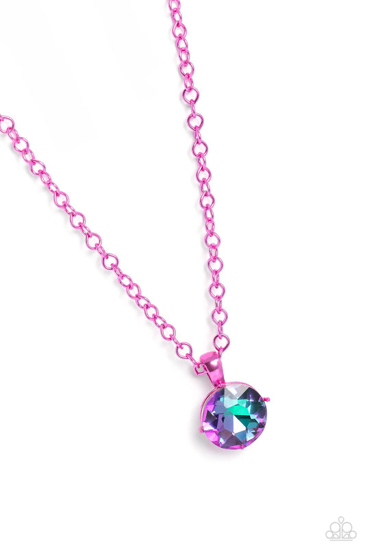 Paparazzi Las Vegas DIP - Pink Necklace