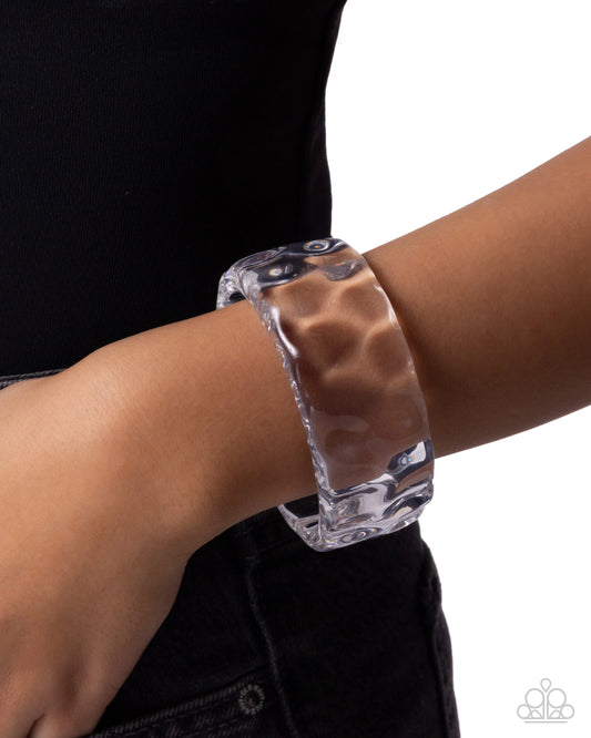 Adorable Andante - white - Paparazzi bracelet