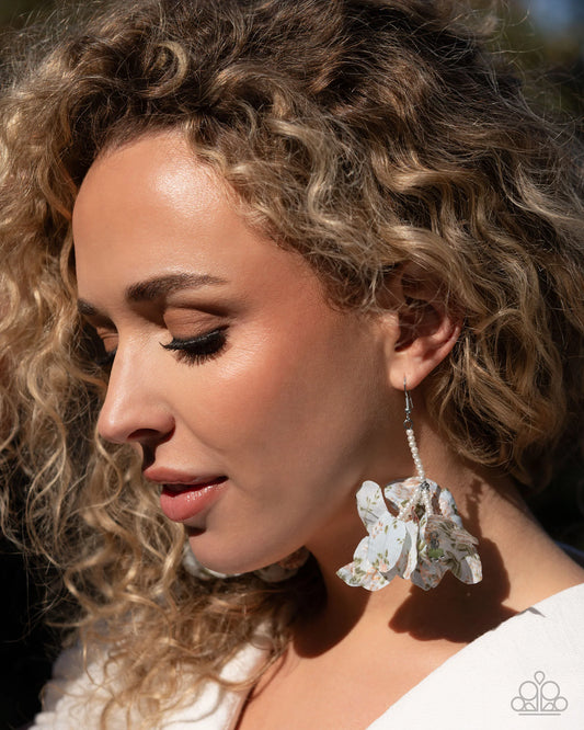 Paparazzi Accessories Flourishing Fantasia - Green Earrings