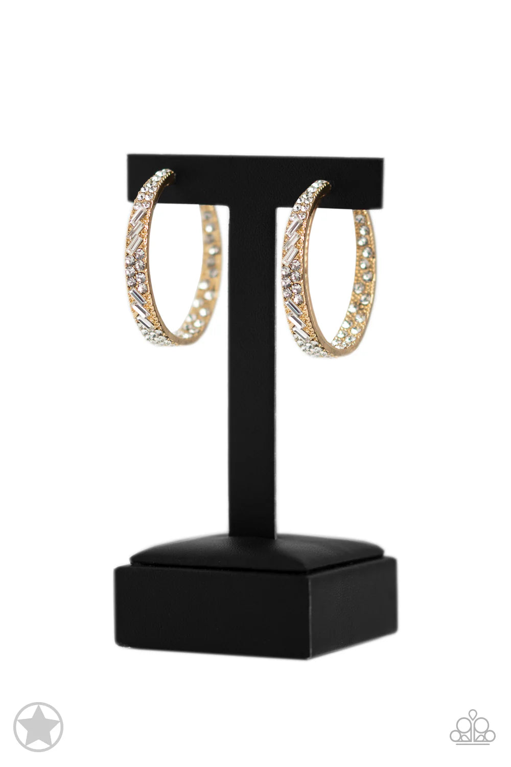 Paparazzi GLITZY By Association - Gold Earrings