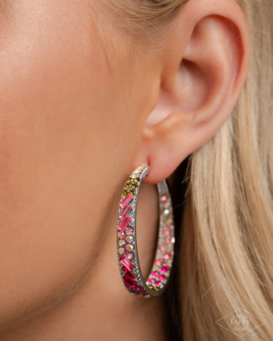 Paparazzi GLITZY By Association - Earrings Earrings