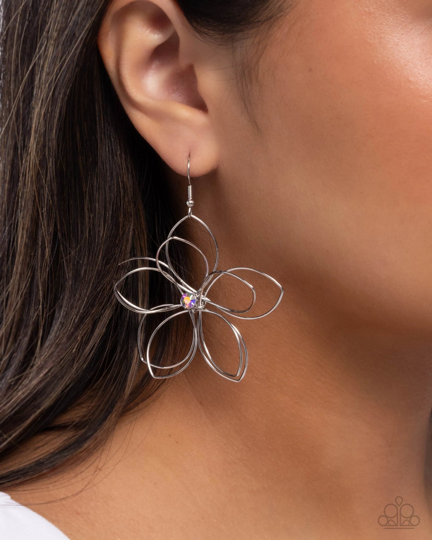 Paparazzi Wiry Whisper - Purple Earrings