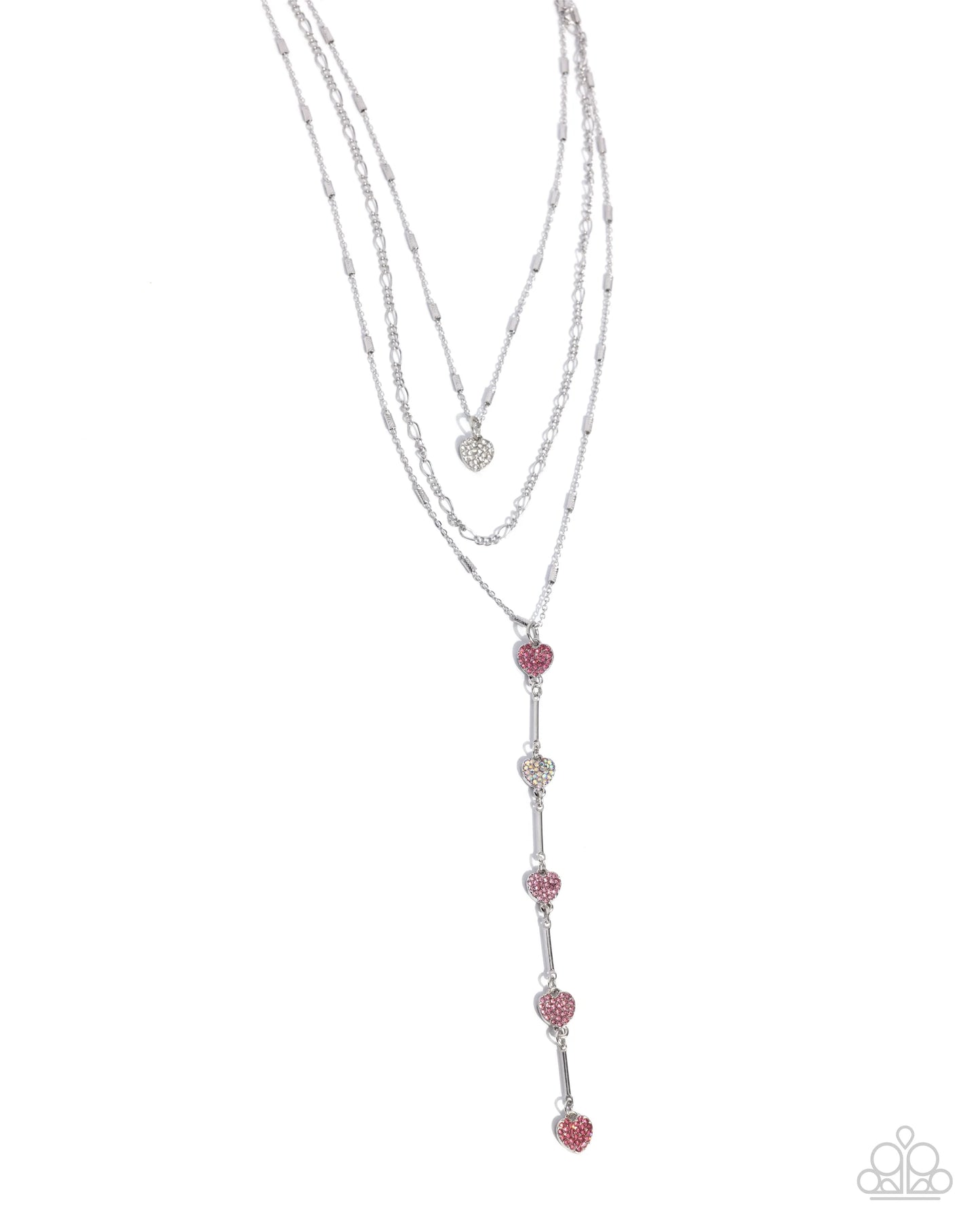 Paparazzi Valiant Valentine Pink Necklace