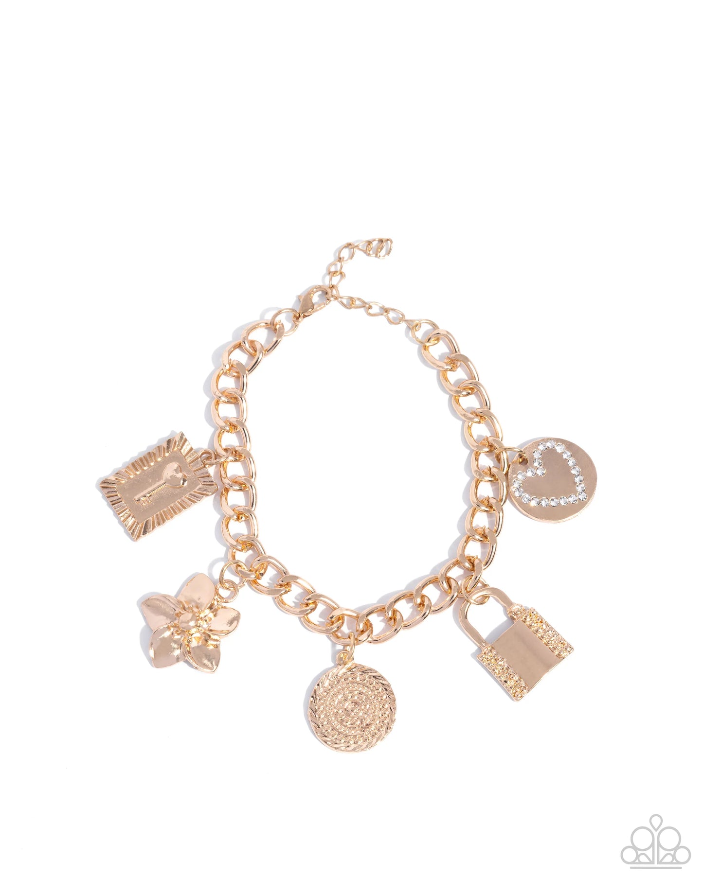 Paparazzi Monochromatic Mayhem - Gold Bracelet