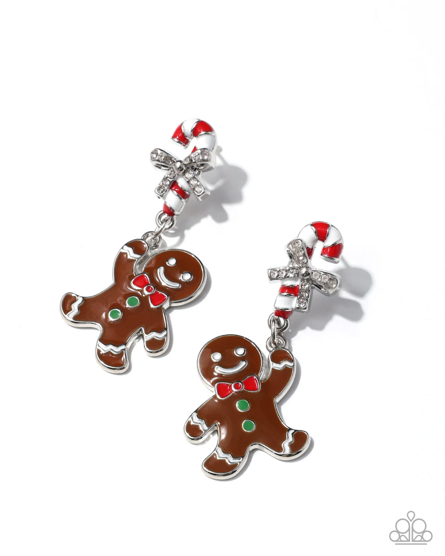 Gingerbread Man - multi - Paparazzi earrings