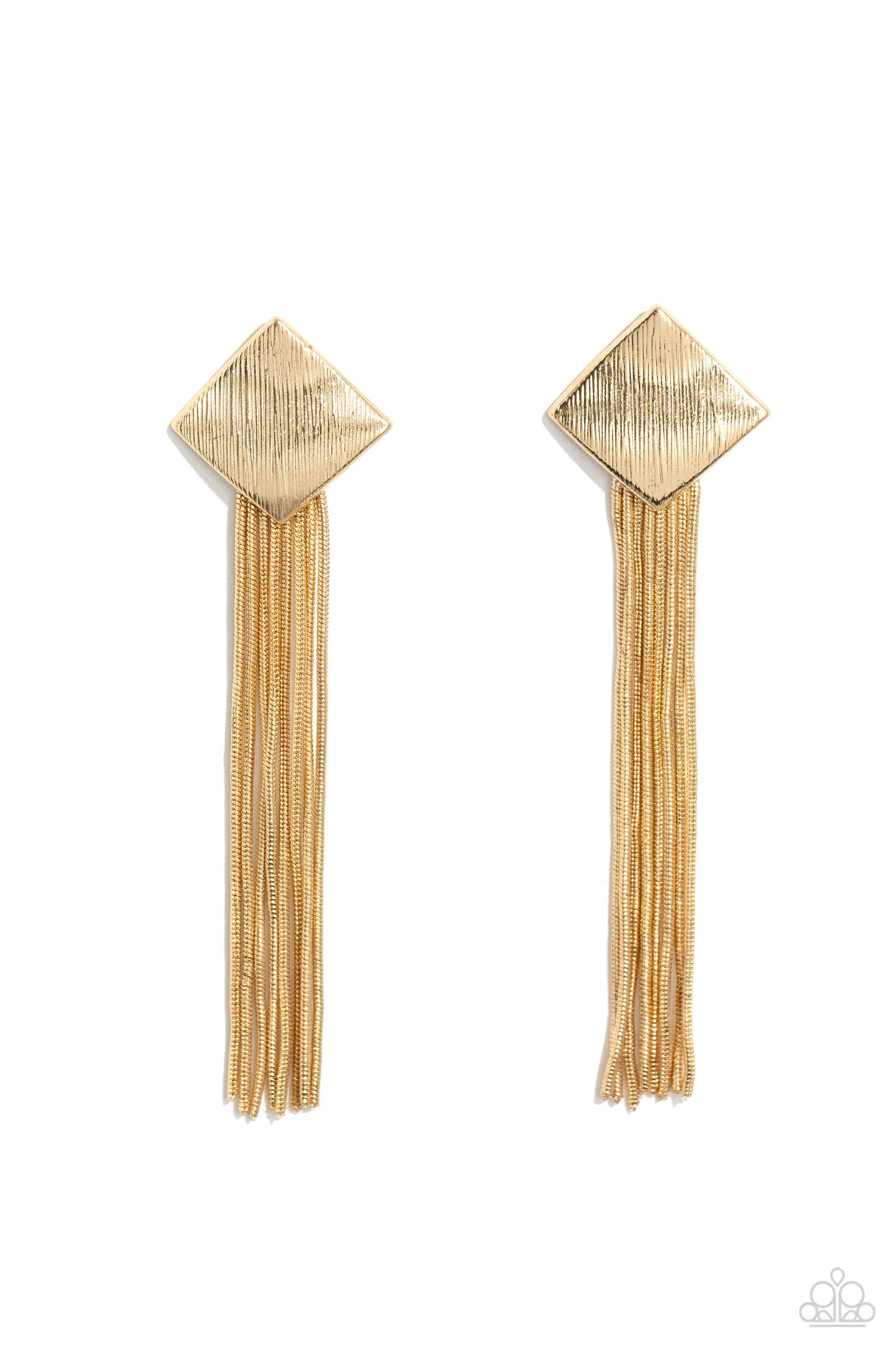 Paparazzi Experimental Elegance - Gold Post Earrings
