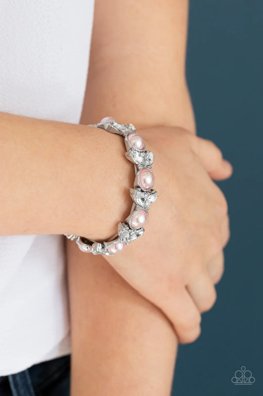 Paparazzi Opulent Oasis - Pink Bracelet