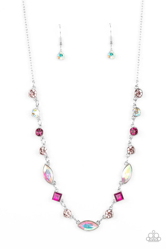 Paparazzi Irresistible HEIR-idescence - Pink Necklace