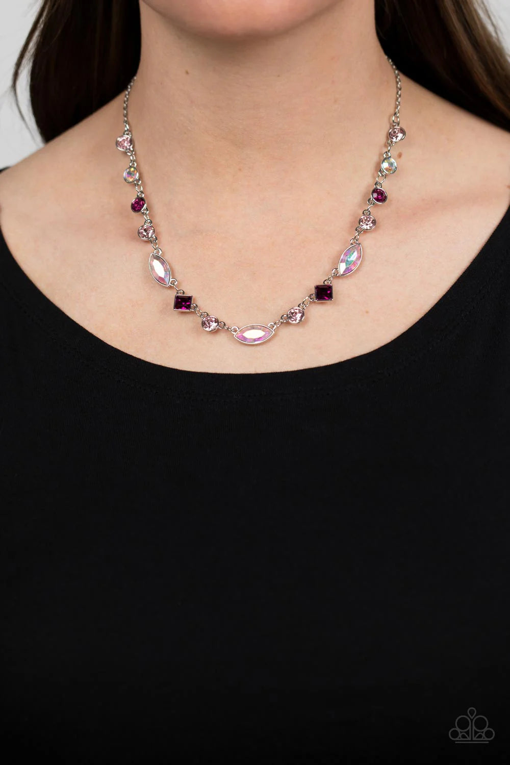 Paparazzi Irresistible HEIR-idescence - Pink Necklace