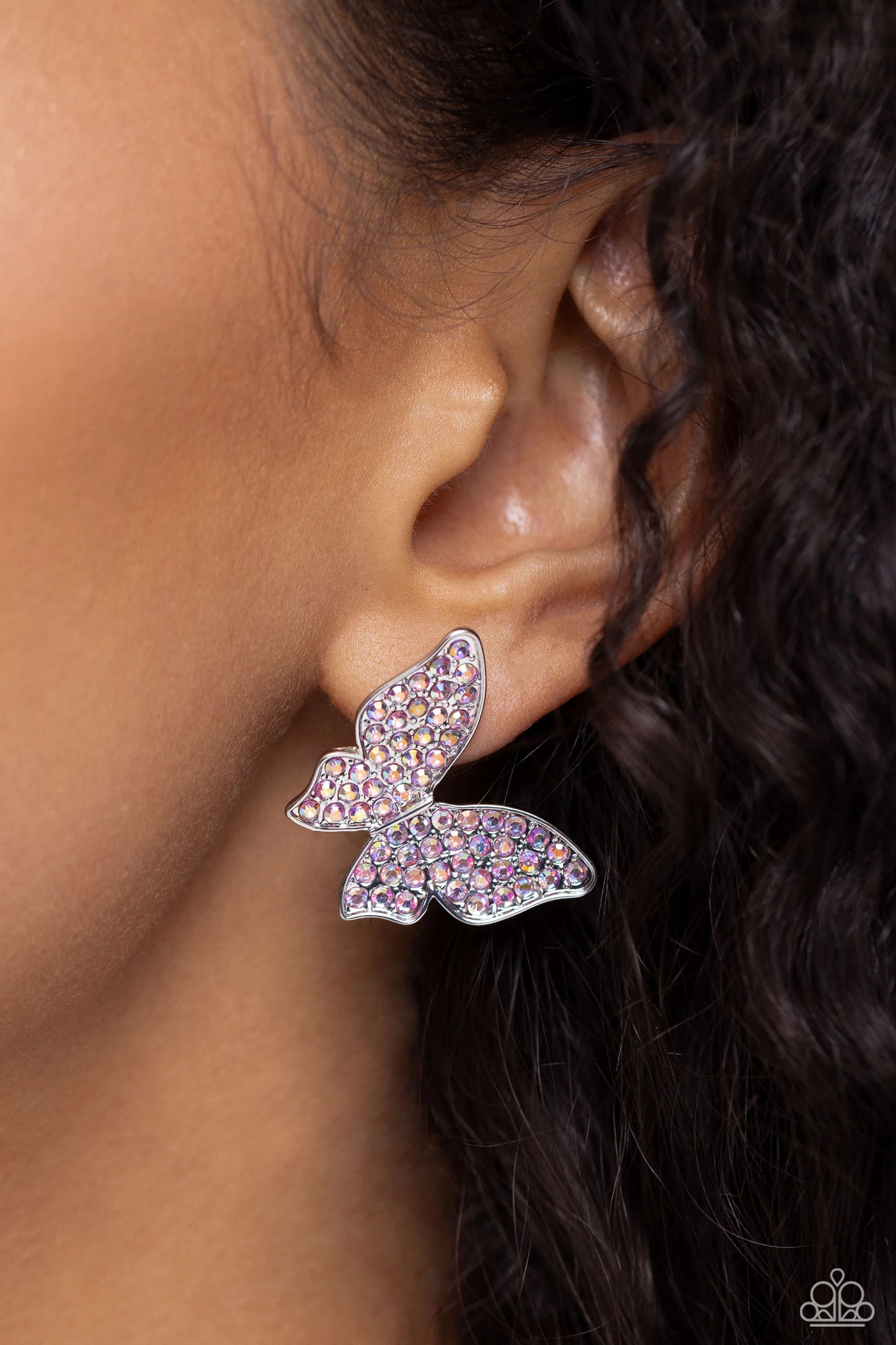 Paparazzi High Life - Pink Post Earrings/Paparazzi High Time - Pink Ring