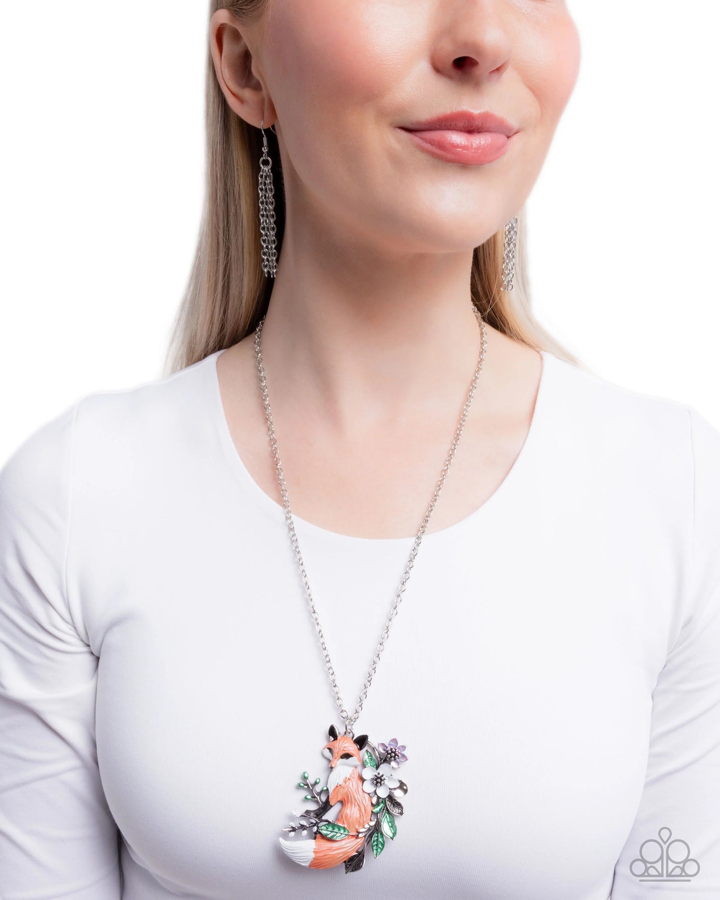 Paparazzi Fox Frame - Multi Necklace