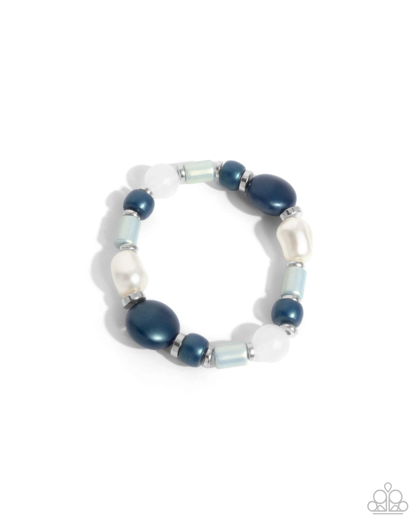 Necklace: "Captivating Can-Can - Blue" Bracelet: "Charming Can-Can - Blue