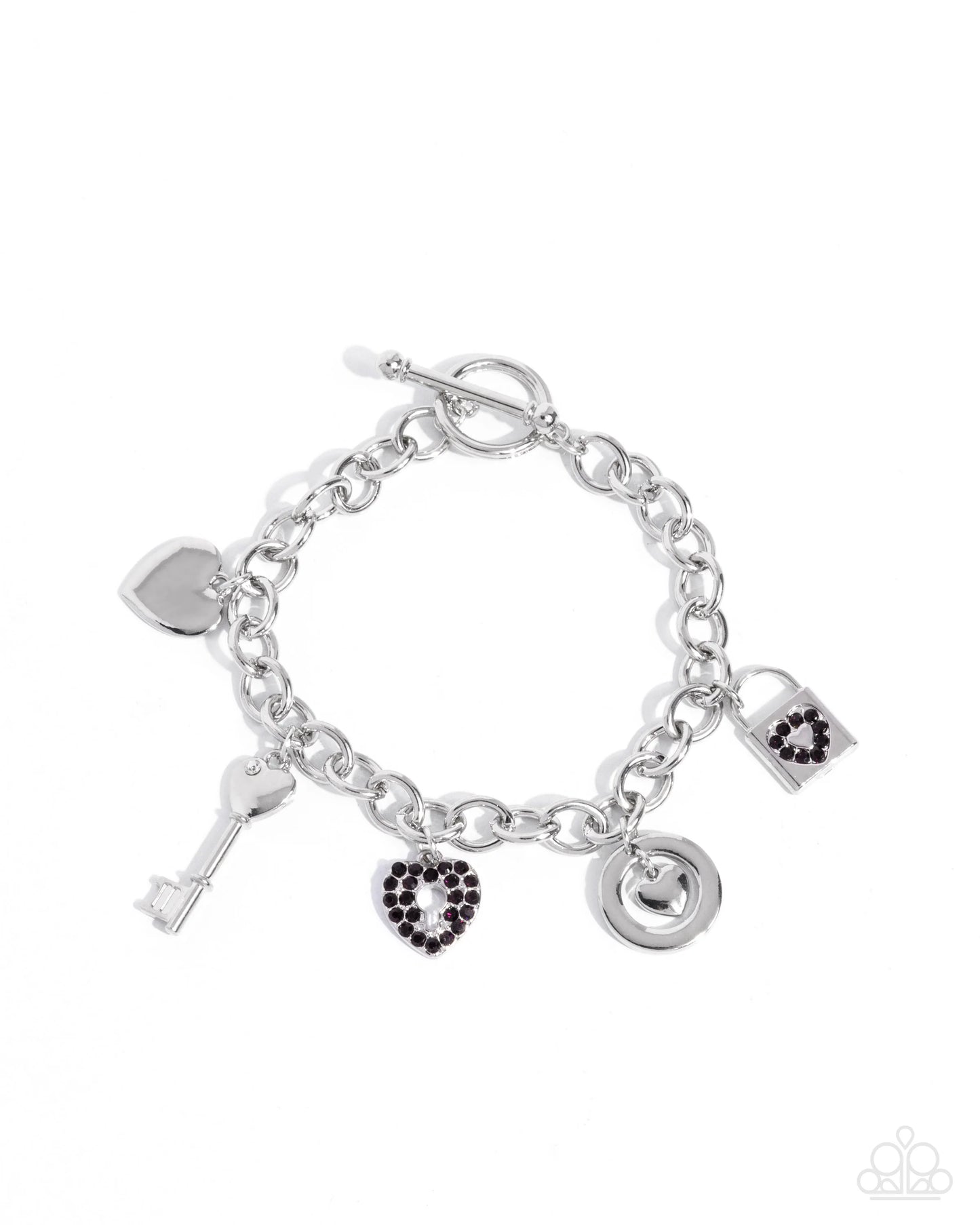 Paparazzi ❤️ Necklace: "Momentary Bliss ❤️ Purple" Paparazzi ❤️Bracelet: "Momentary Balance ❤️ Purple"