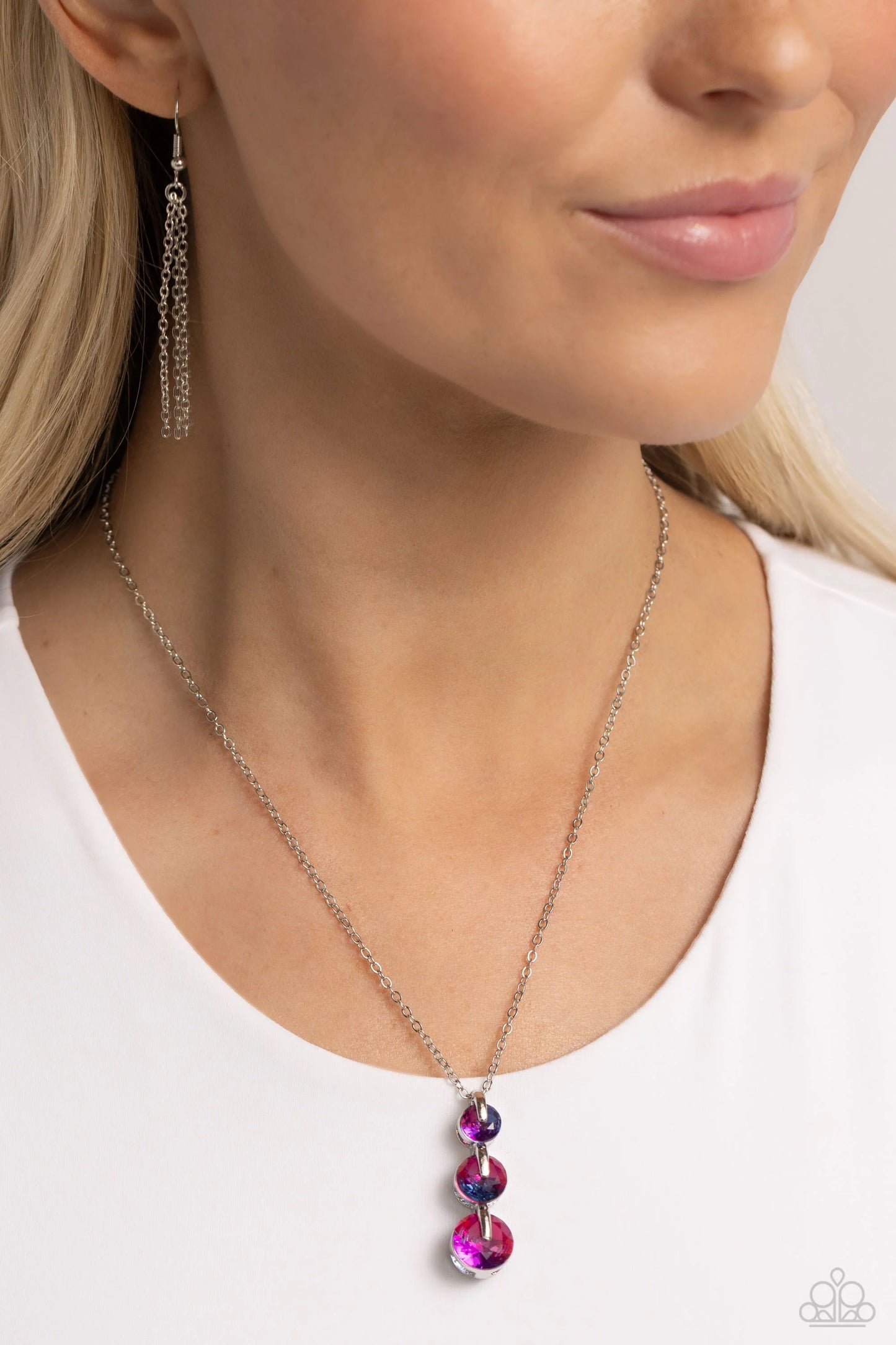 Paparazzi ♥ Ombré Obsession - Multi ♥ Necklace
