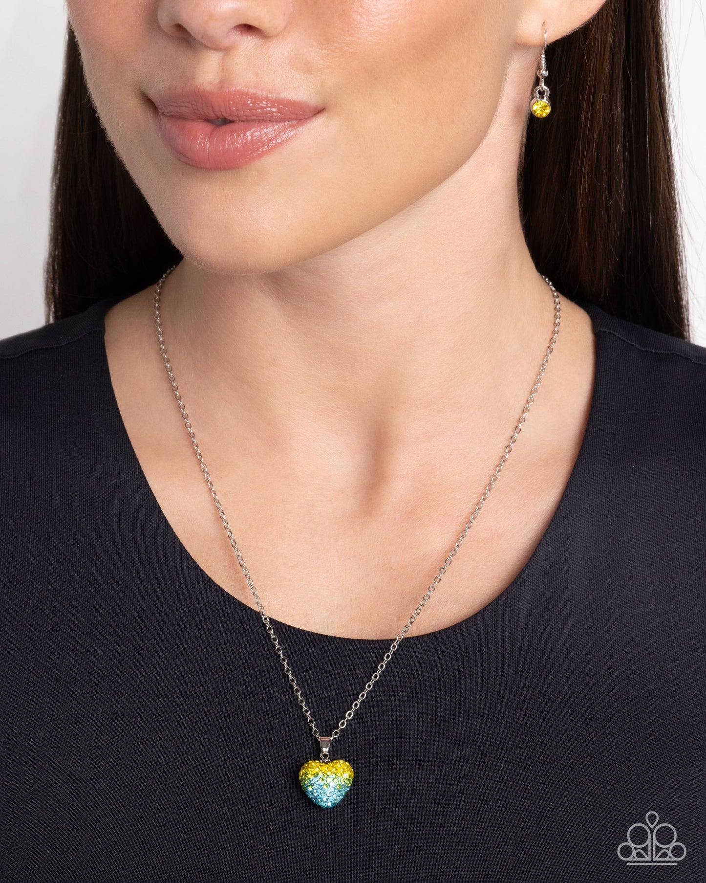 Paparazzi ♥ Esteemed Empire - Yellow ♥ Necklace