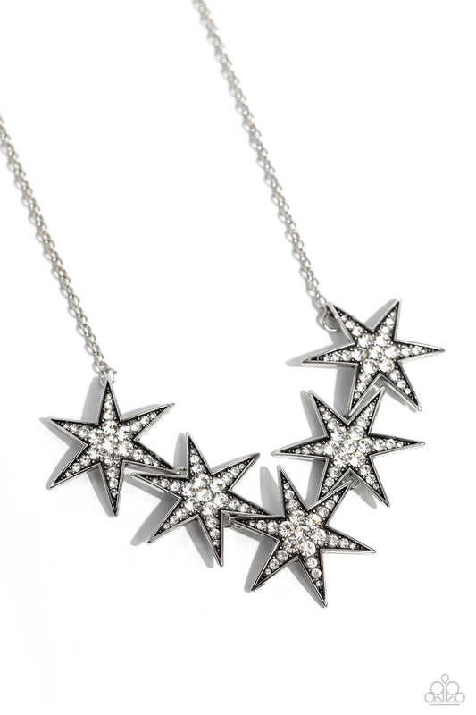 Paparazzi ♥ Rockstar Ready - White ♥ Necklace