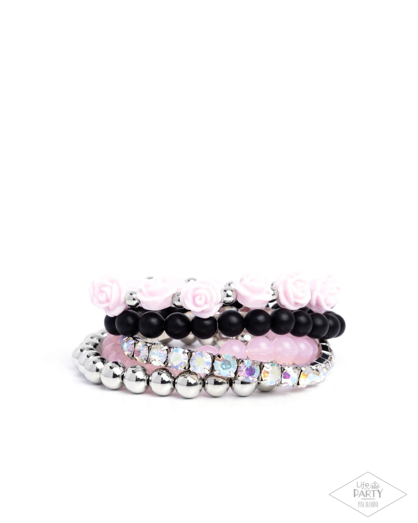 Paparazzi Rose Garden Grandeur - Pink Bracelet