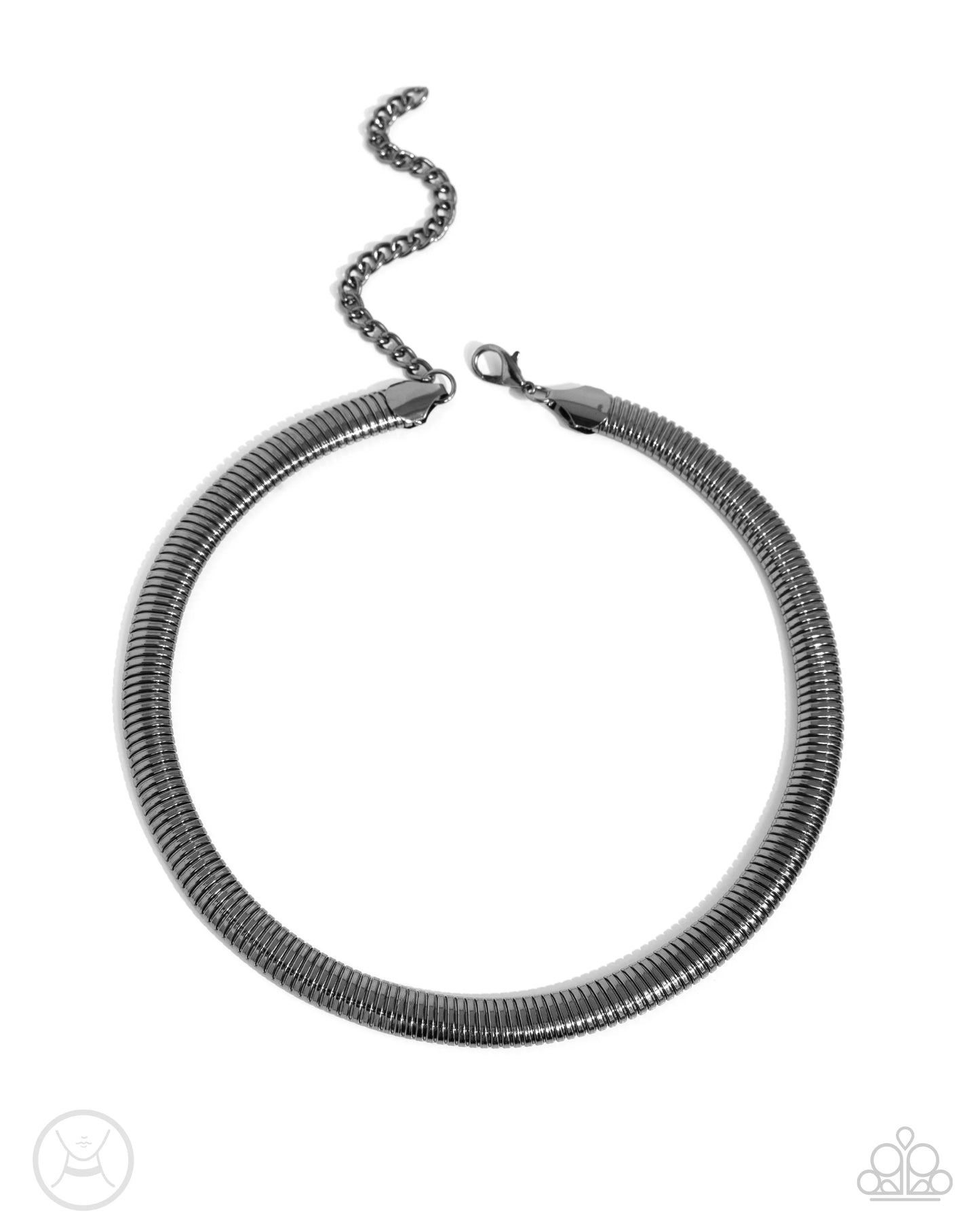 Paparazzi ♥ Choker Of The Century - Black ♥ Necklace