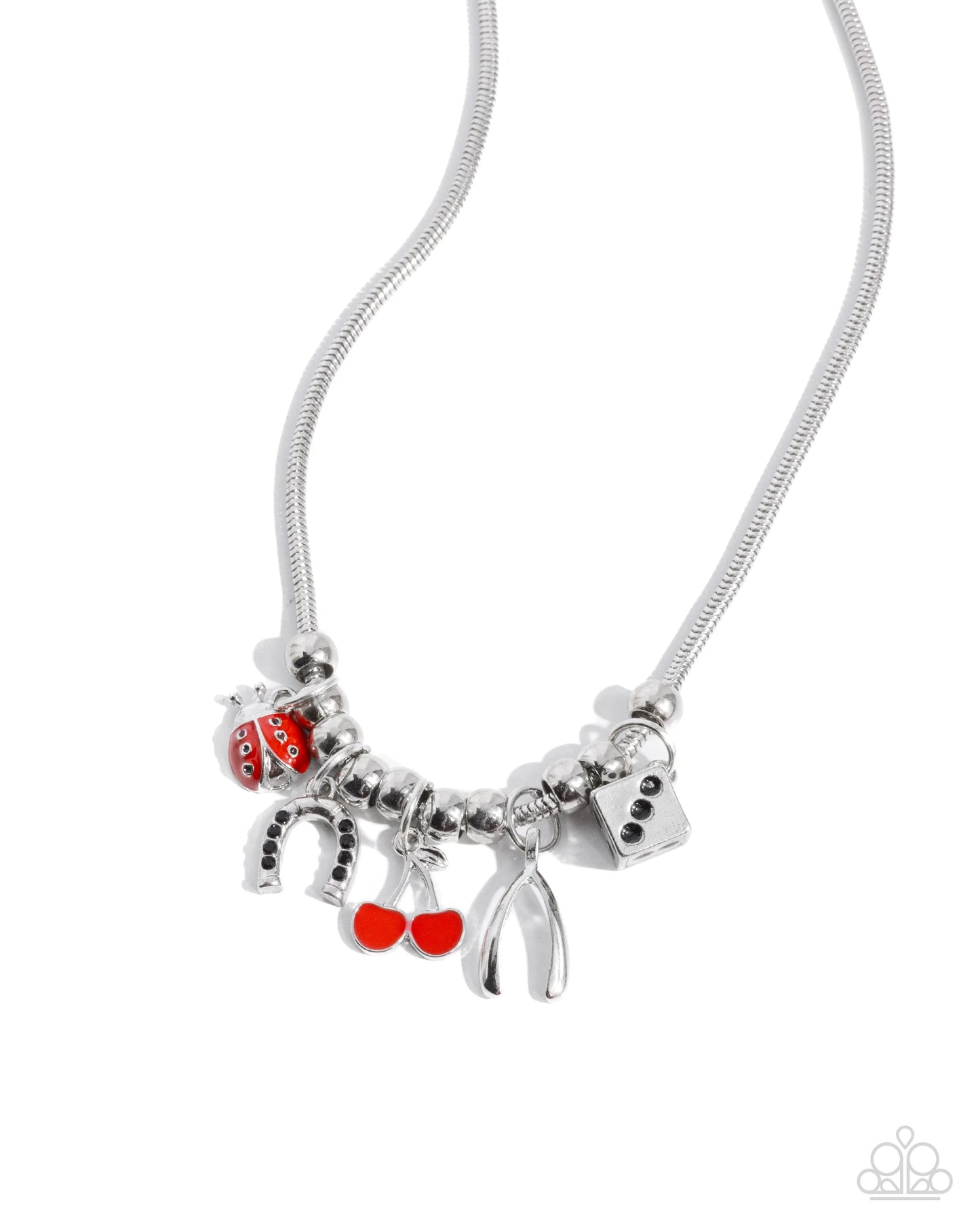 Paparazzi ♥ As Luck Would Have It - Black ♥ Necklace