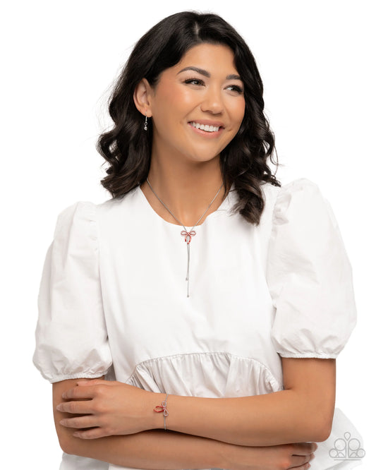 Necklace: "Bombshell Bow - Red" 
Bracelet: "Bombshell Beginning - Red
