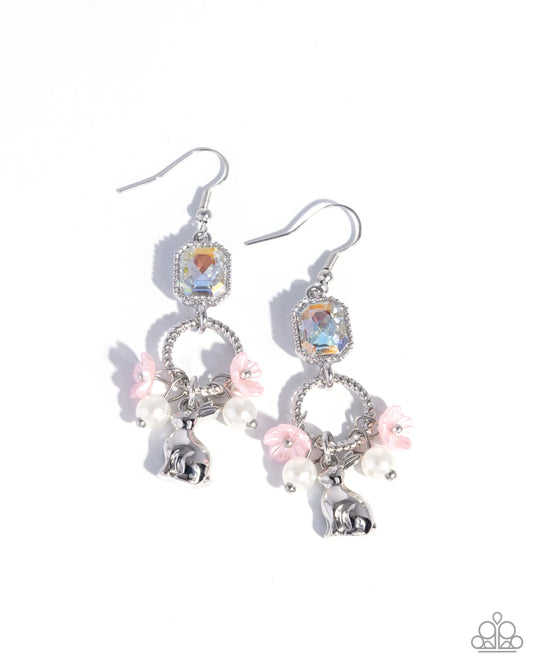 Paparazzi ♥ Malibu Melody - Pink ♥ Earrings