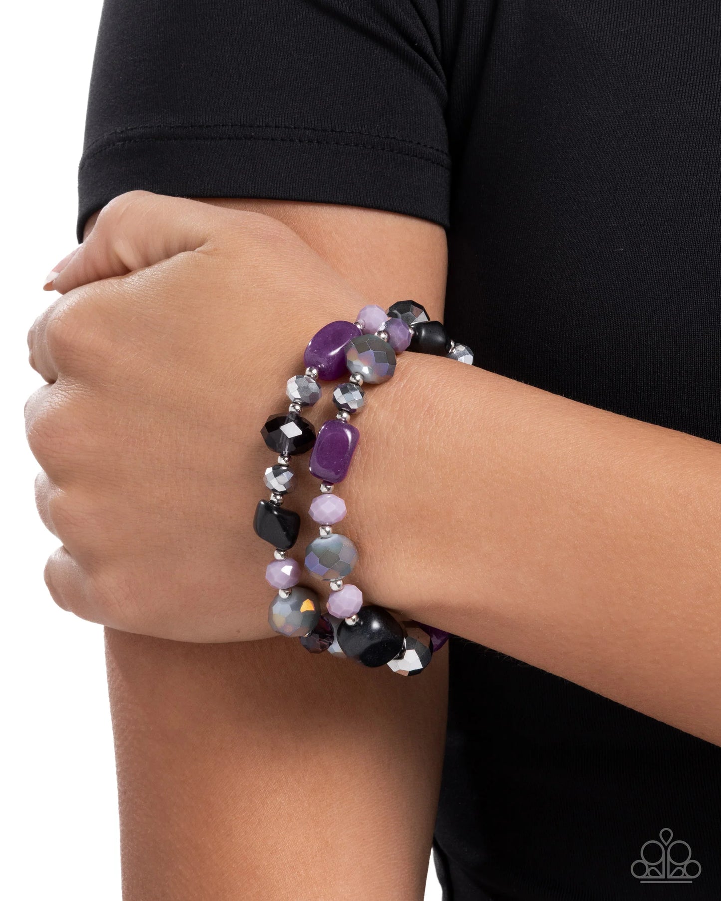 Paparazzi Colorful Captain - Purple Bracelet