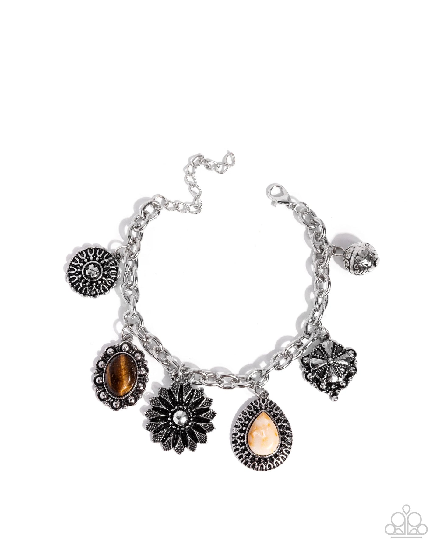 Paparazzi Select Stones - Brown Bracelet