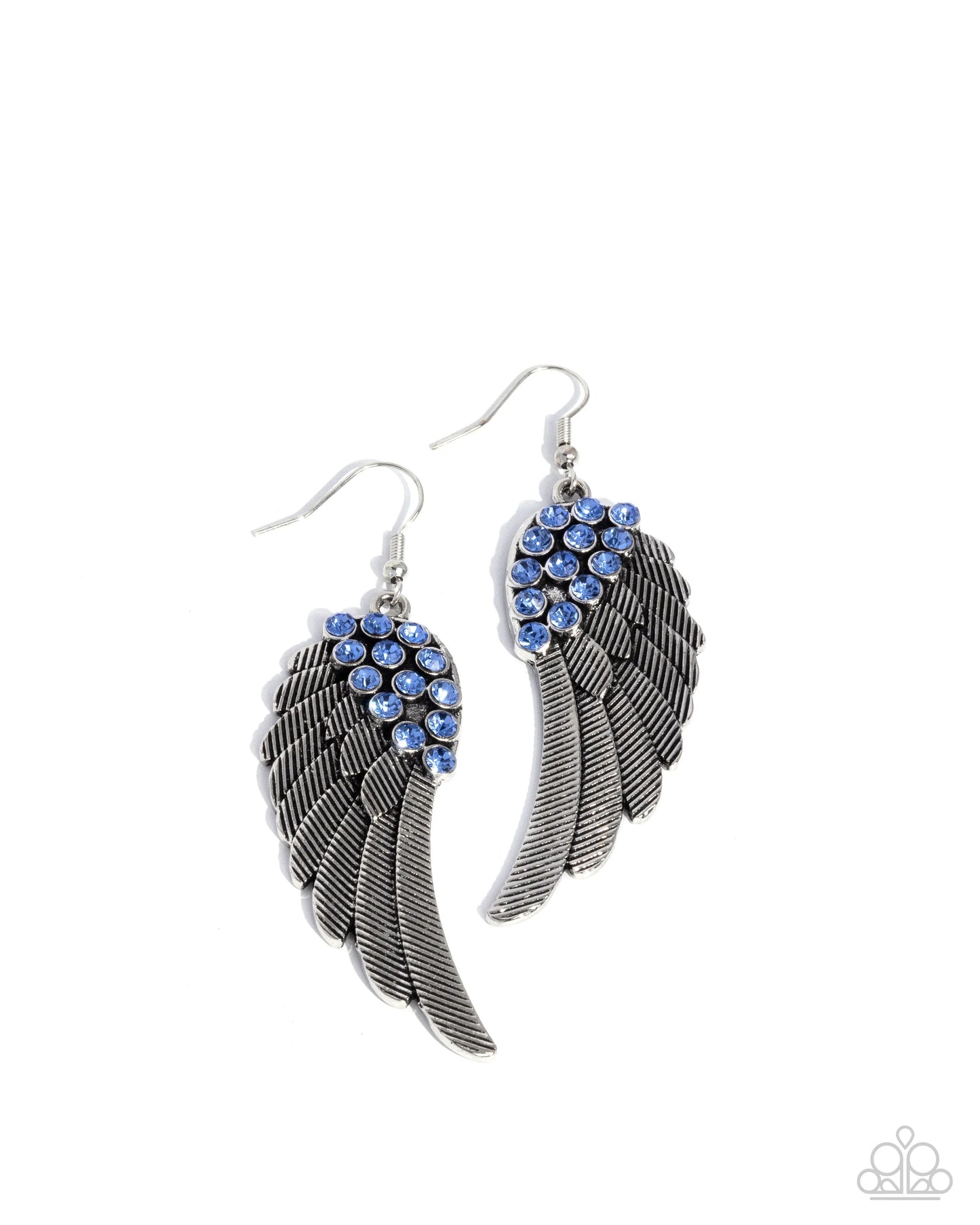 Paparazzi Angelic Abundance - Blue Earrings