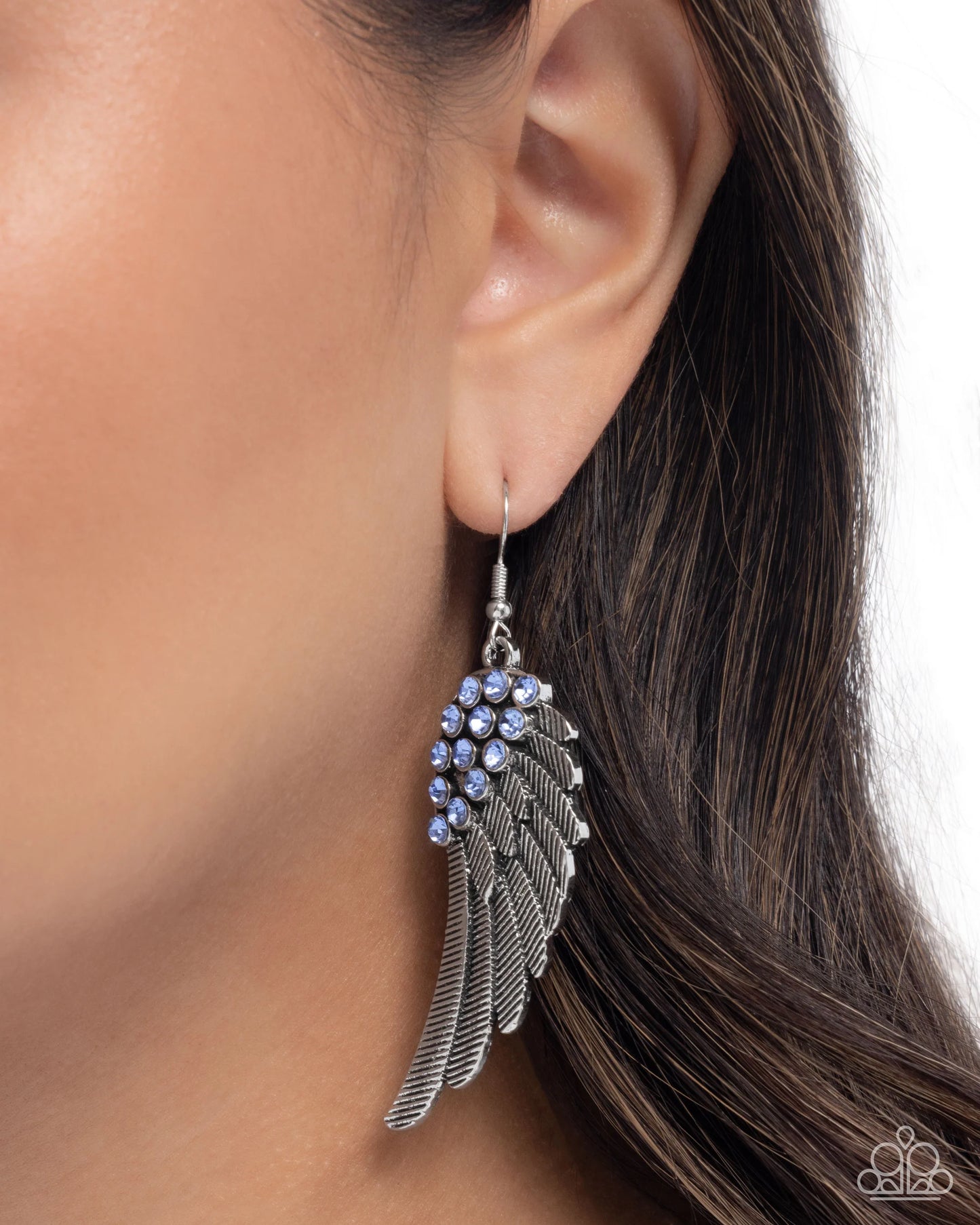 Paparazzi Angelic Abundance - Blue Earrings