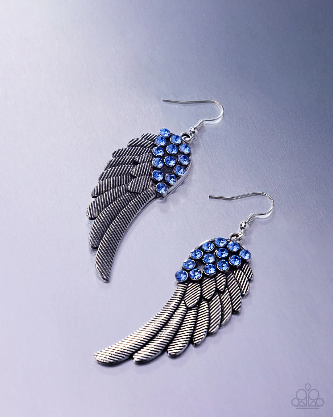 Paparazzi Angelic Abundance - Blue Earrings