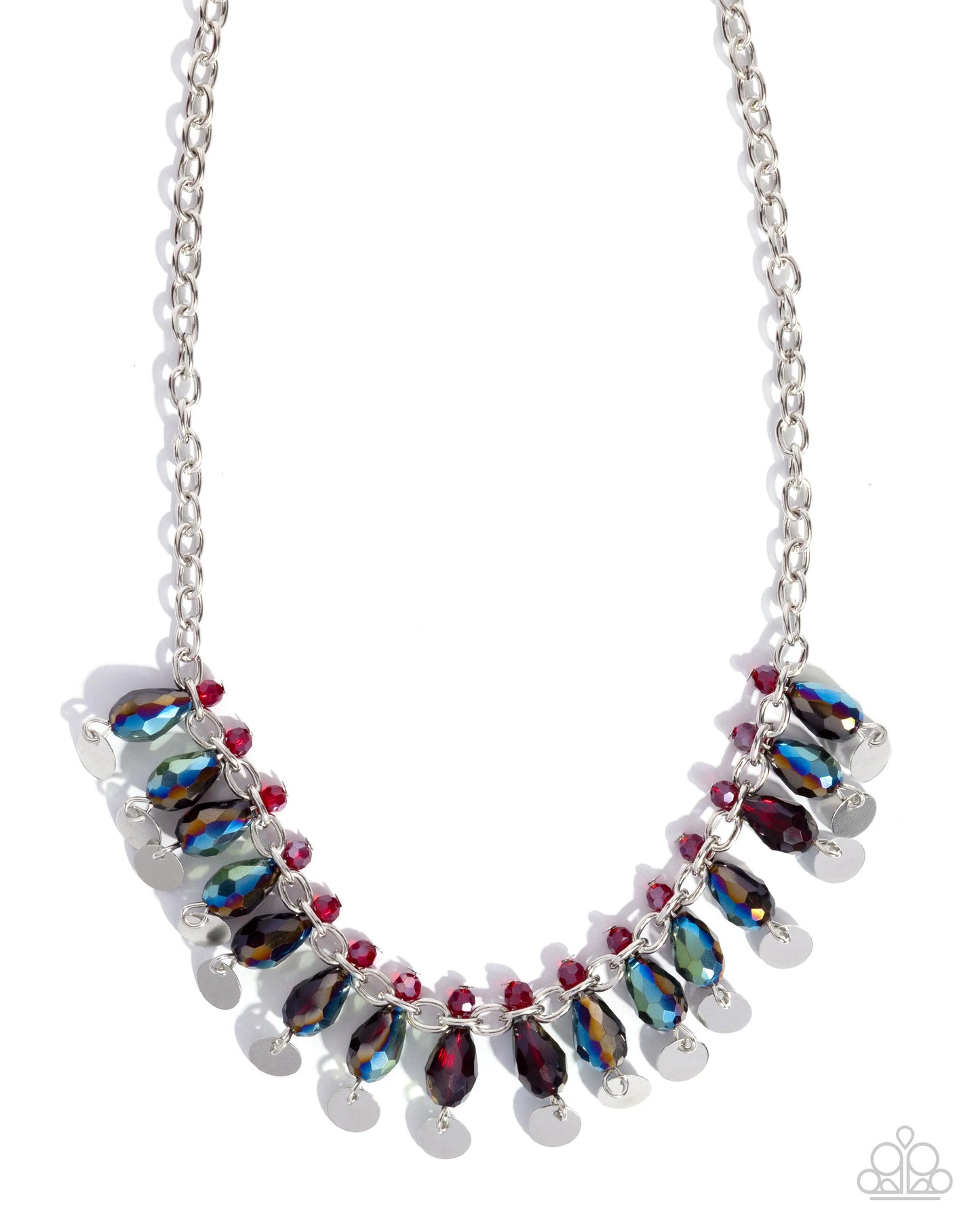 Paparazzi Glimpse of Glitz - Red Necklace