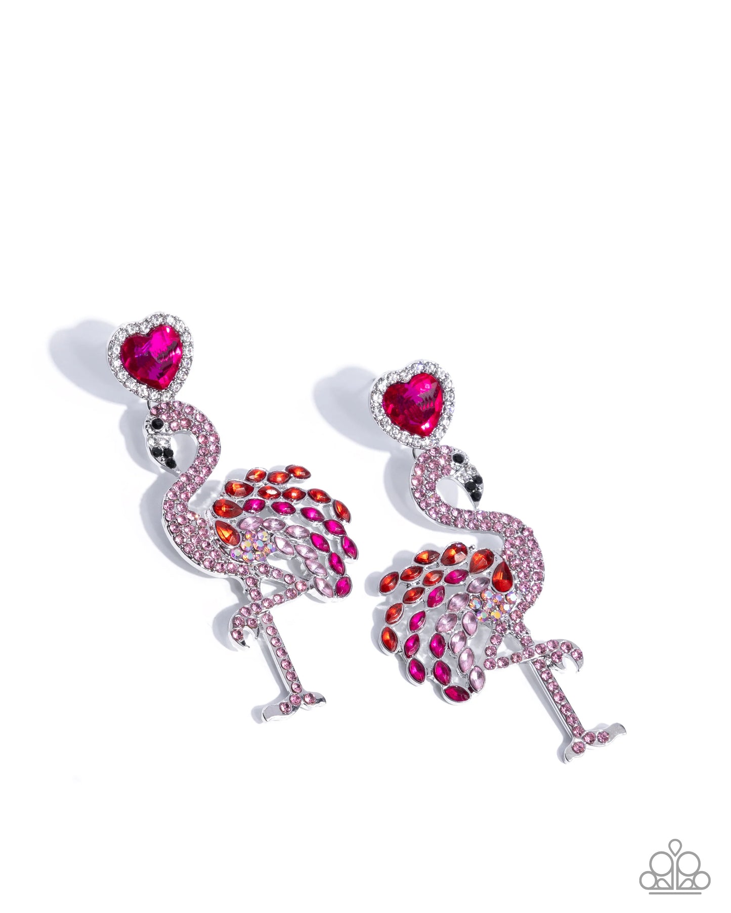 Paparazzi Flamingo Freestyle - Pink Post Earrings