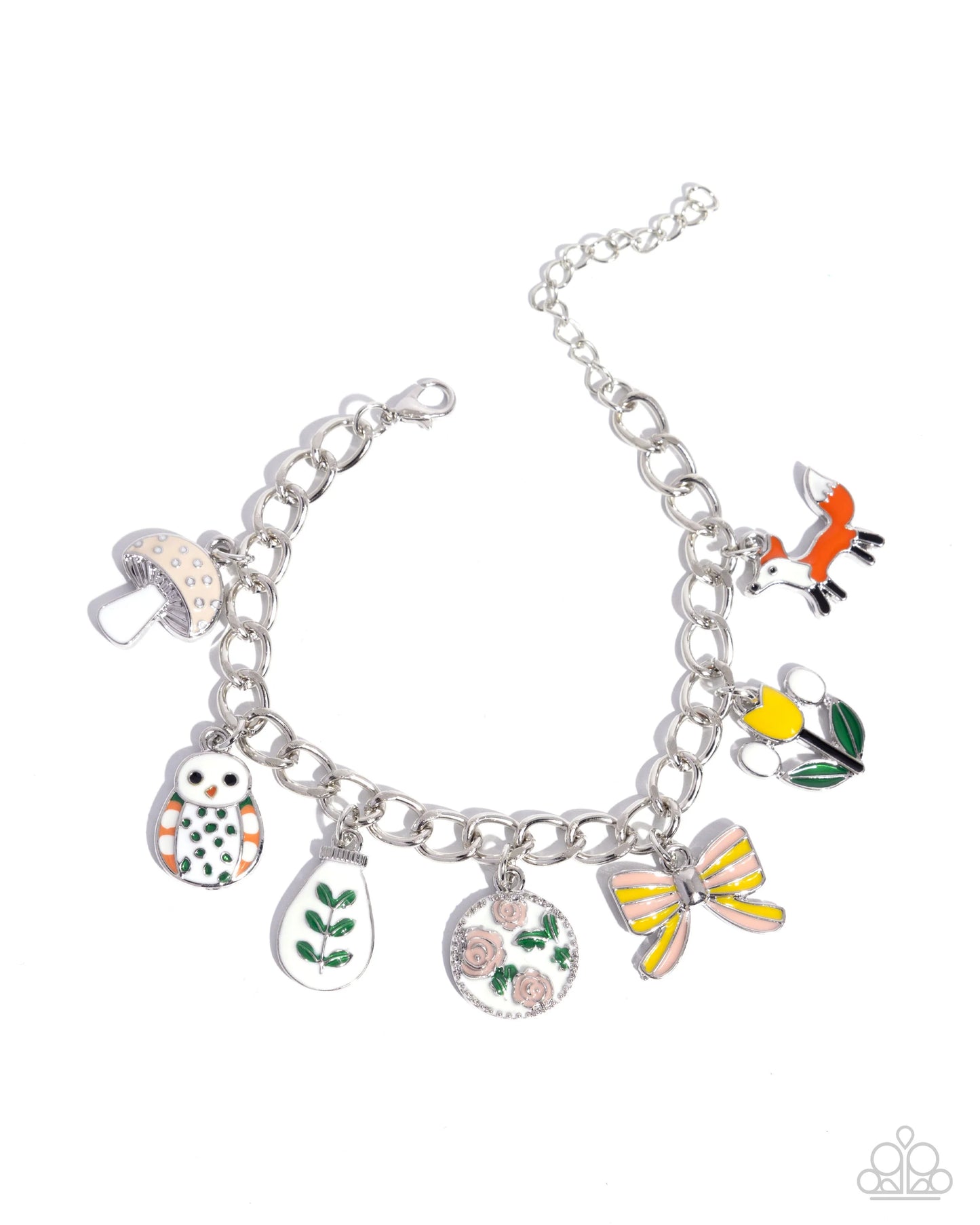 Paparazzi Complex Charms - Yellow Bracelet