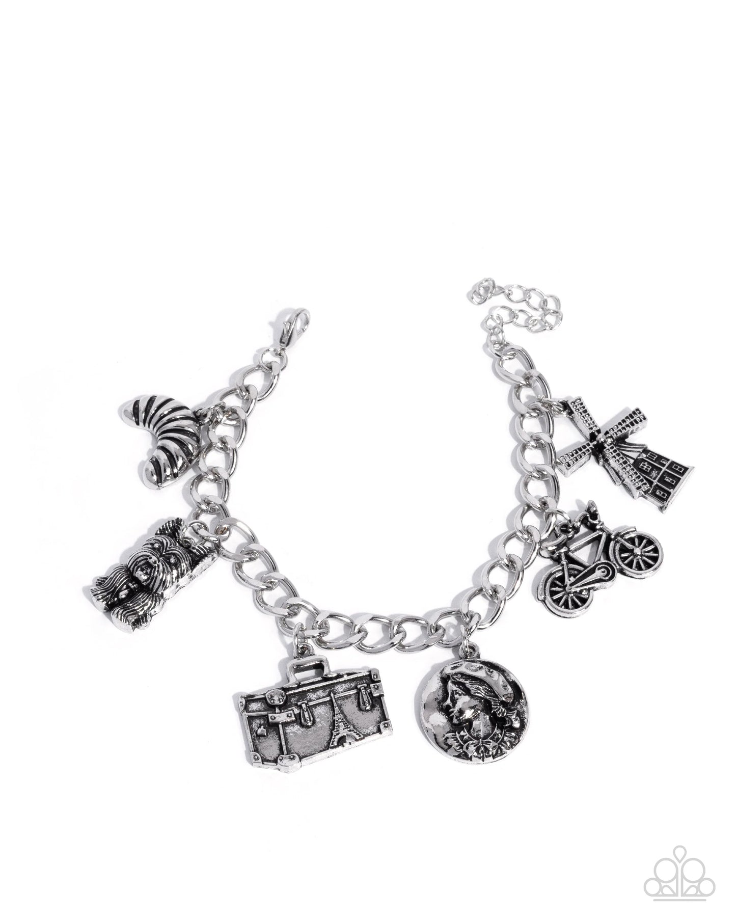 French Fashion - silver - Paparazzi complete set