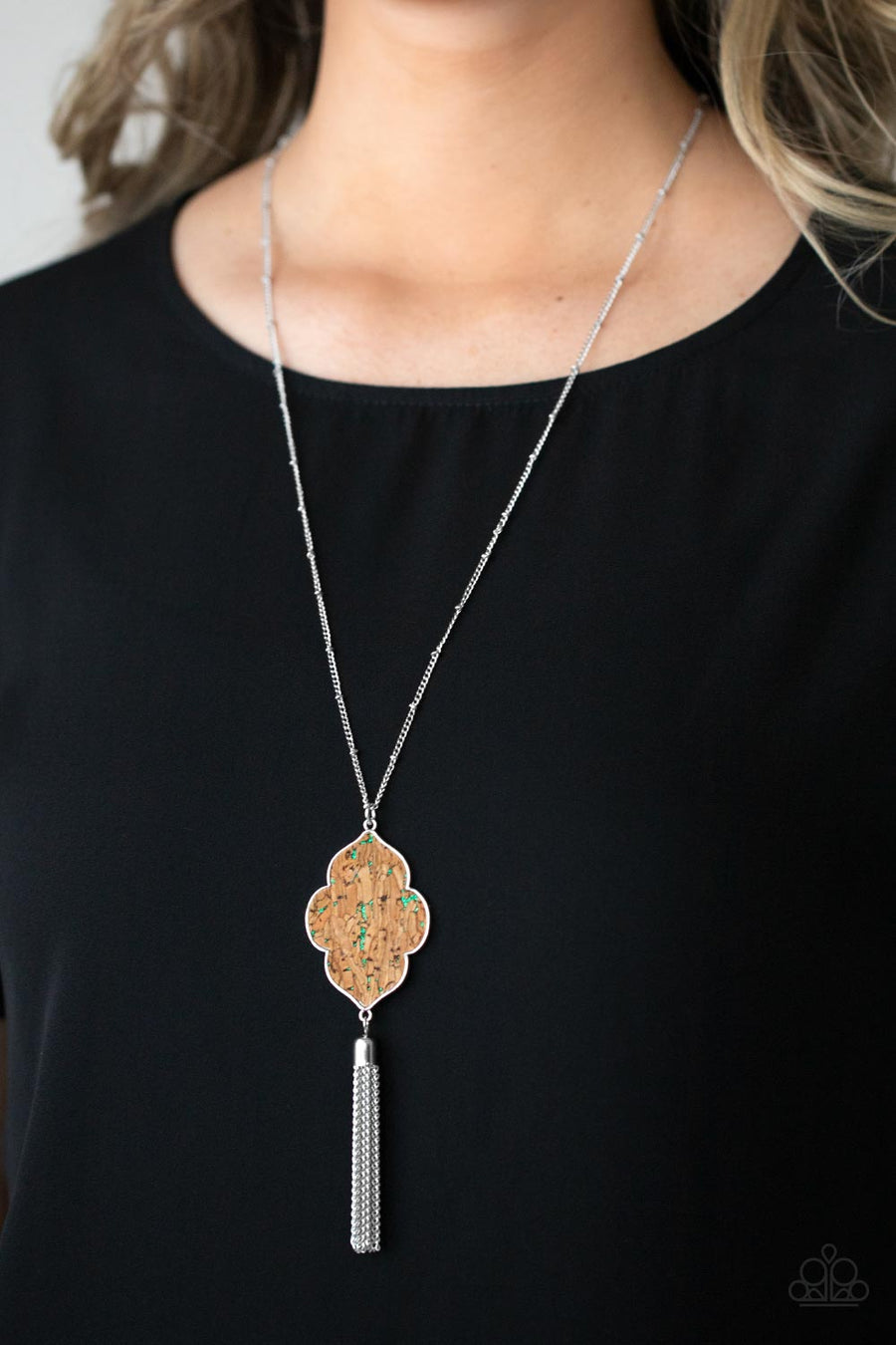 One Night In Casablanca - Green Necklace - Paparazzi Accessories