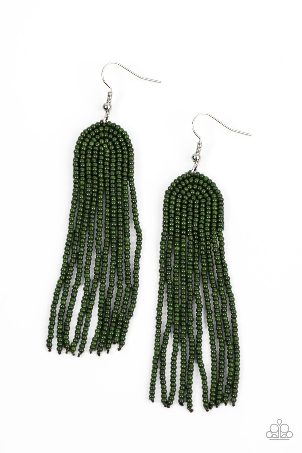 Right as RAINBOW - Green Paparazzi Earring