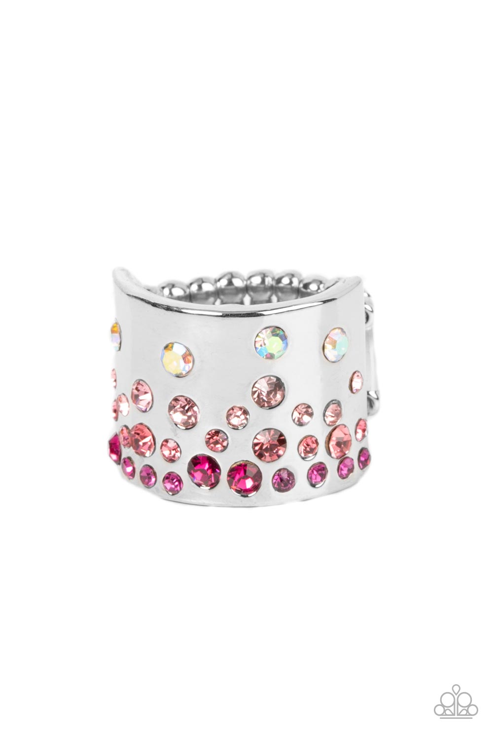 PAPARAZZI "SIZZLING SULTRY" PINK RING