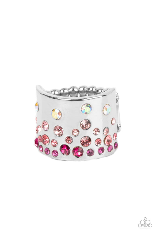 PAPARAZZI "SIZZLING SULTRY" PINK RING