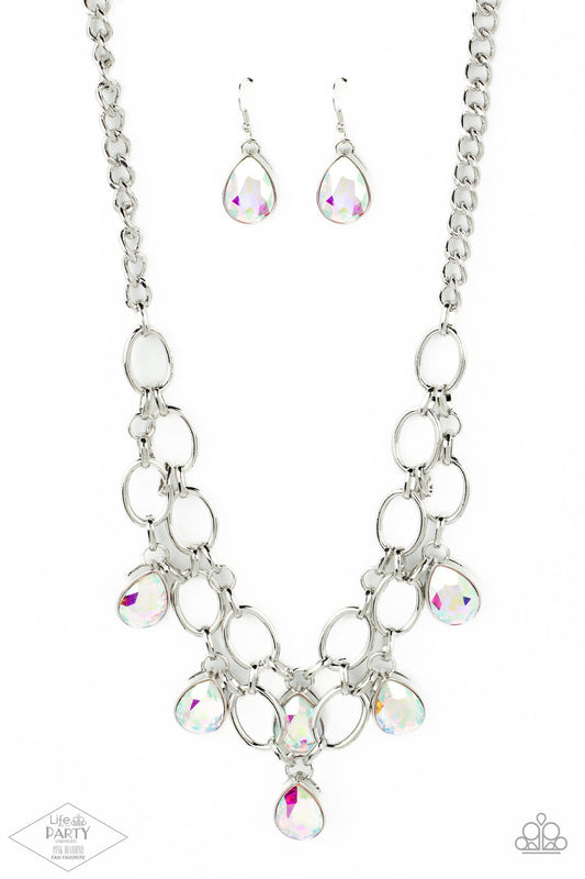 Paparazzi Accessories: Show-Stopping Shimmer - Multi Iridescent Necklace