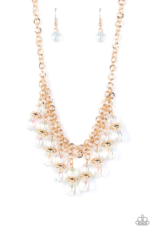 Deep Space Diva - Gold Necklace - Paparazzi Accessories